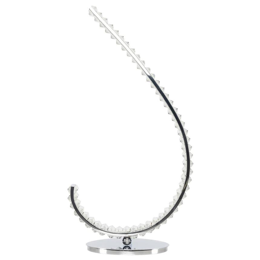 Curve Silver Left Table Lamp  main image, 1 of 10 images.