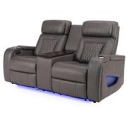 Neal Power Reclining Sofa w/Console  main image, 1 of 12 images.