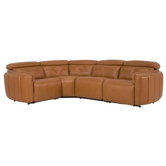 Kamet Leather Power Reclining Sectional with 4PCS/2PWR