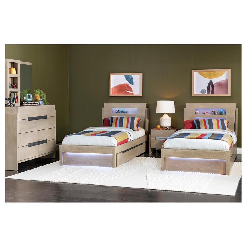 Jodie 5-Piece Twin Bedroom Set  alternate image, 2 of 6 images.