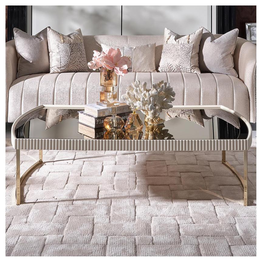 Lainey Cream Coffee Table  alternate image, 2 of 9 images.