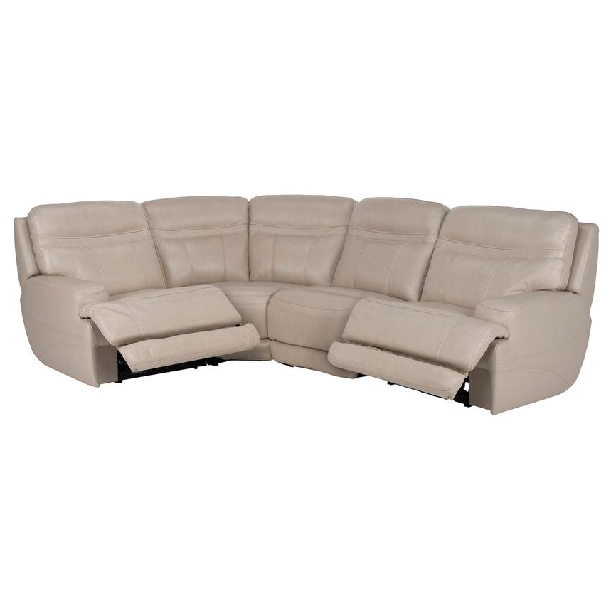 Scottsdale Leather Power Reclining Sectional with 4PCS/2PWR El Dorado