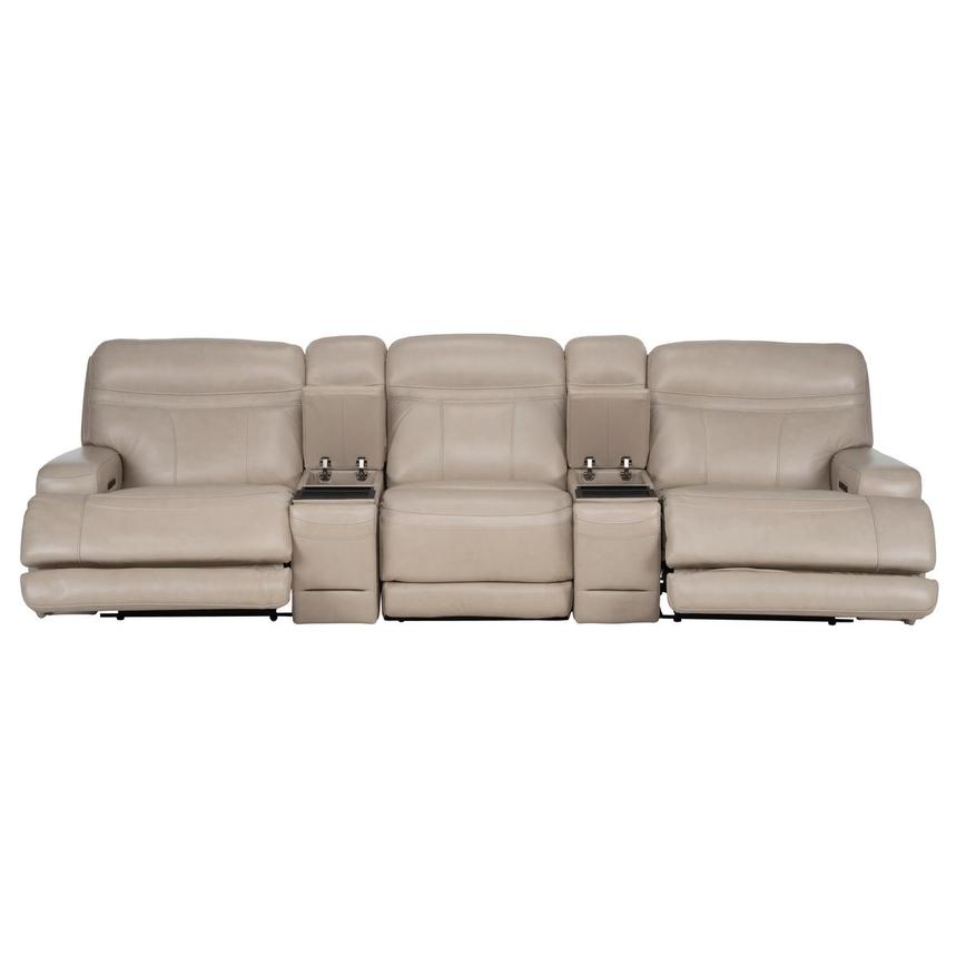 Scottsdale Home Theater Leather Seating with 5PCS/2PWR  alternate image, 2 of 13 images.