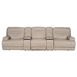 Scottsdale Home Theater Leather Seating with 5PCS/3PWR