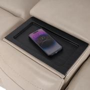 Scottsdale Leather Power Reclining Sectional with 6PCS/2PWR  alternate image, 7 of 14 images.