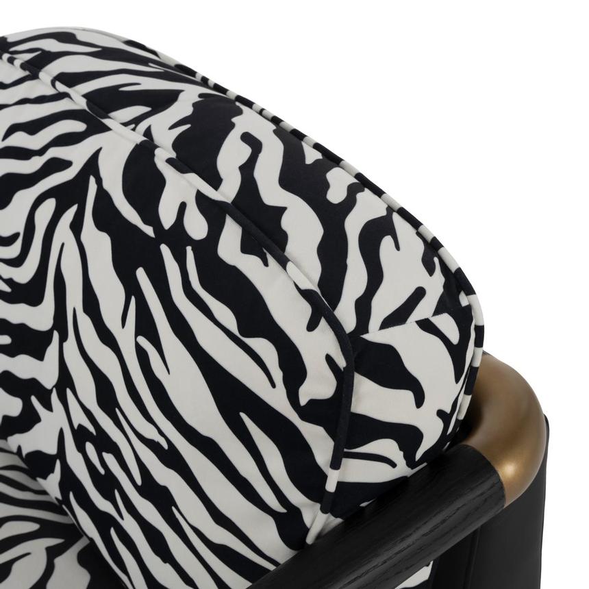 Zebra Accent Chair  alternate image, 5 of 8 images.