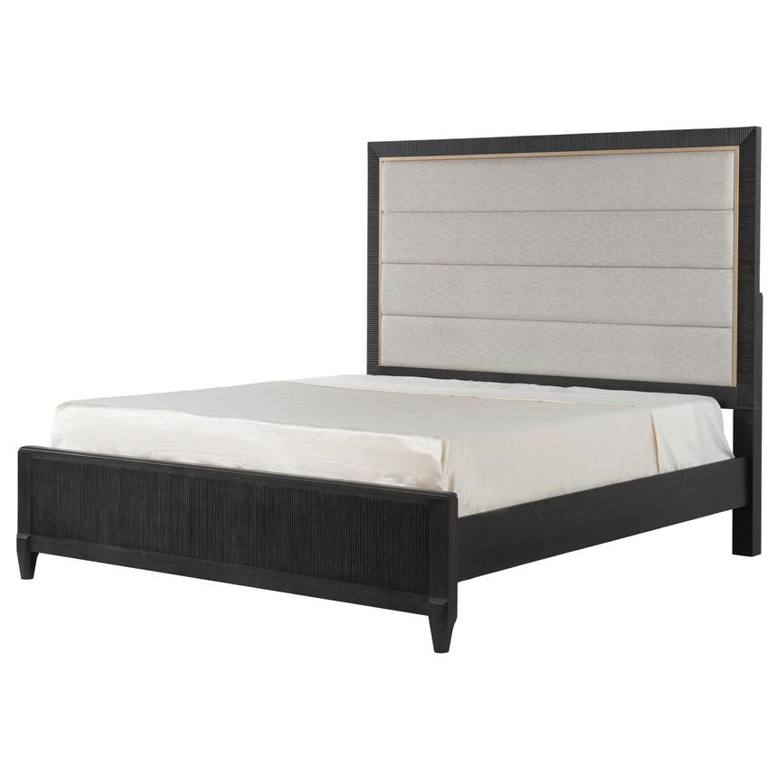 Detroit King Upholstered Panel Bed alternate image, 3 of 9 images.