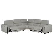 Marcelo Leather Power Reclining Sectional with 5PCS/2PWR  alternate image, 2 of 9 images.