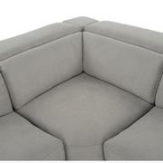 Karly Light Gray Power Reclining Sectional with 5PCS/2PWR  alternate image, 4 of 8 images.