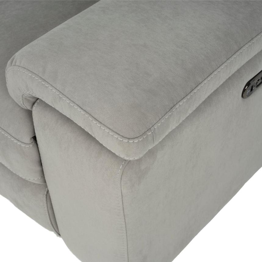 Karly Light Gray Power Reclining Sectional with 7PCS/3PWR alternate image, 10 of 12 images.