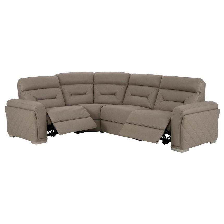 Kim Taupe Power Reclining Sectional with 4PCS/2PWR  alternate image, 2 of 7 images.