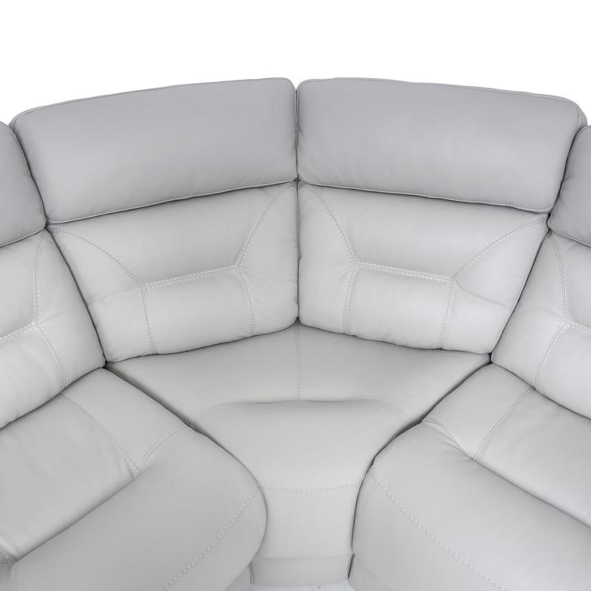 Palmer Leather Power Reclining Sectional with 5PCS/2PWR  alternate image, 4 of 7 images.