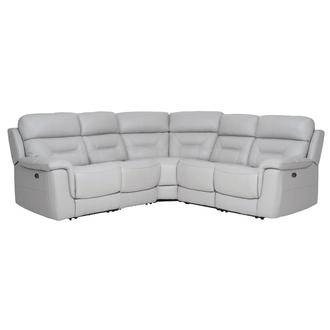 Palmer Leather Power Reclining Sectional with 5PCS/3PWR