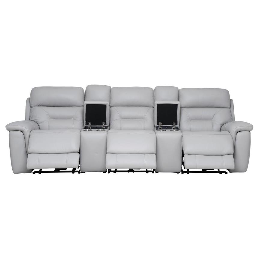 Palmer Home Theater Leather Seating with 5PCS/3PWR alternate image, 2 of 8 images.