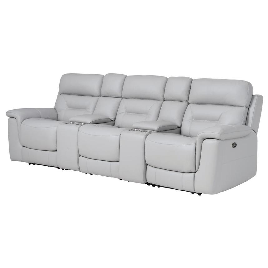 Palmer Home Theater Leather Seating with 5PCS/3PWR alternate image, 3 of 8 images.