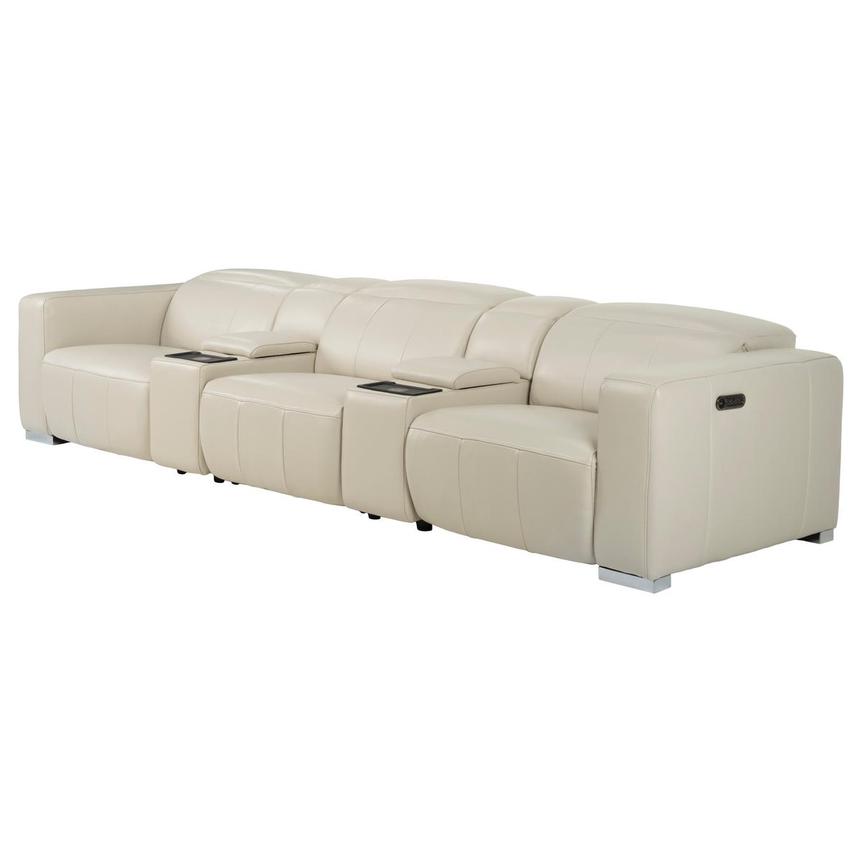 Samar Home Theater Leather Seating with 5PCS/3PWR alternate image, 3 of 9 images.