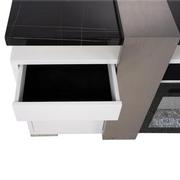 Totem White/Black Electric Fireplace  alternate image, 6 of 15 images.