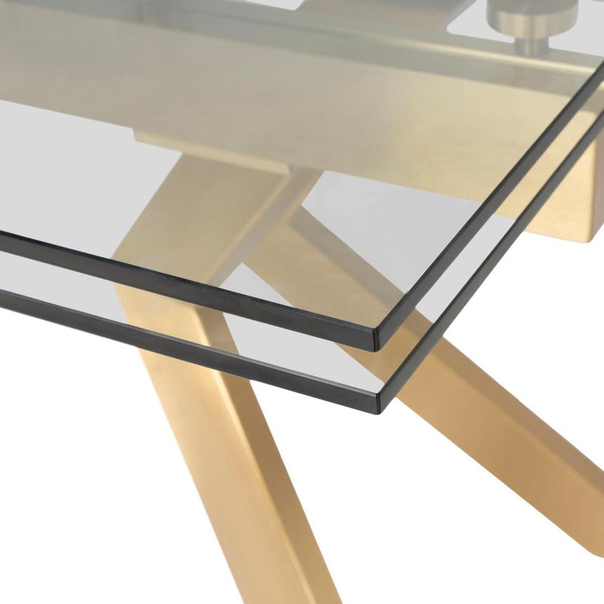 Landon Gold Extendable Dining Table alternate image, 8 of 10 images.