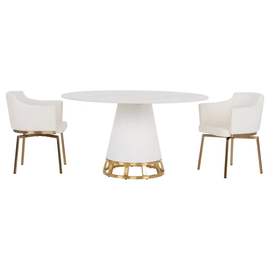 Khloe/Kairy 5Piece Round Dining Set El Dorado Furniture