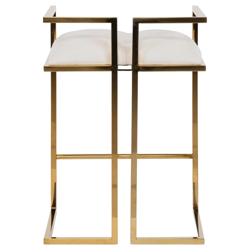 Dixie White/Gold Counter Stool  alternate image, 5 of 8 images.