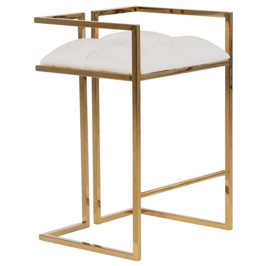 Dixie White/Gold Counter Stool alternate image, 3 of 8 images.