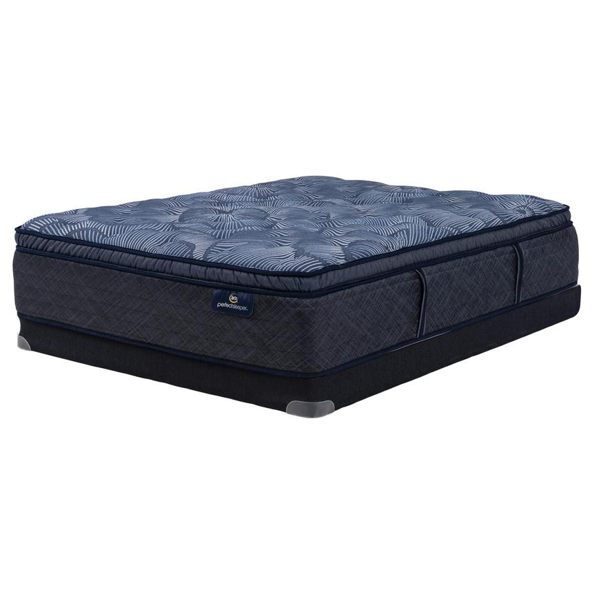 Cobalt Calm PT- Plush Full Mattress w/Low Foundation by Serta PerfectSleeper  main image, 1 of 5 images.