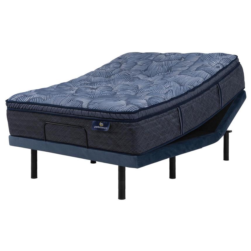 Cobalt Calm PT- Plush Full Mattress w/Motion Essentials VI Powered Base by Serta  main image, 1 of 7 images.