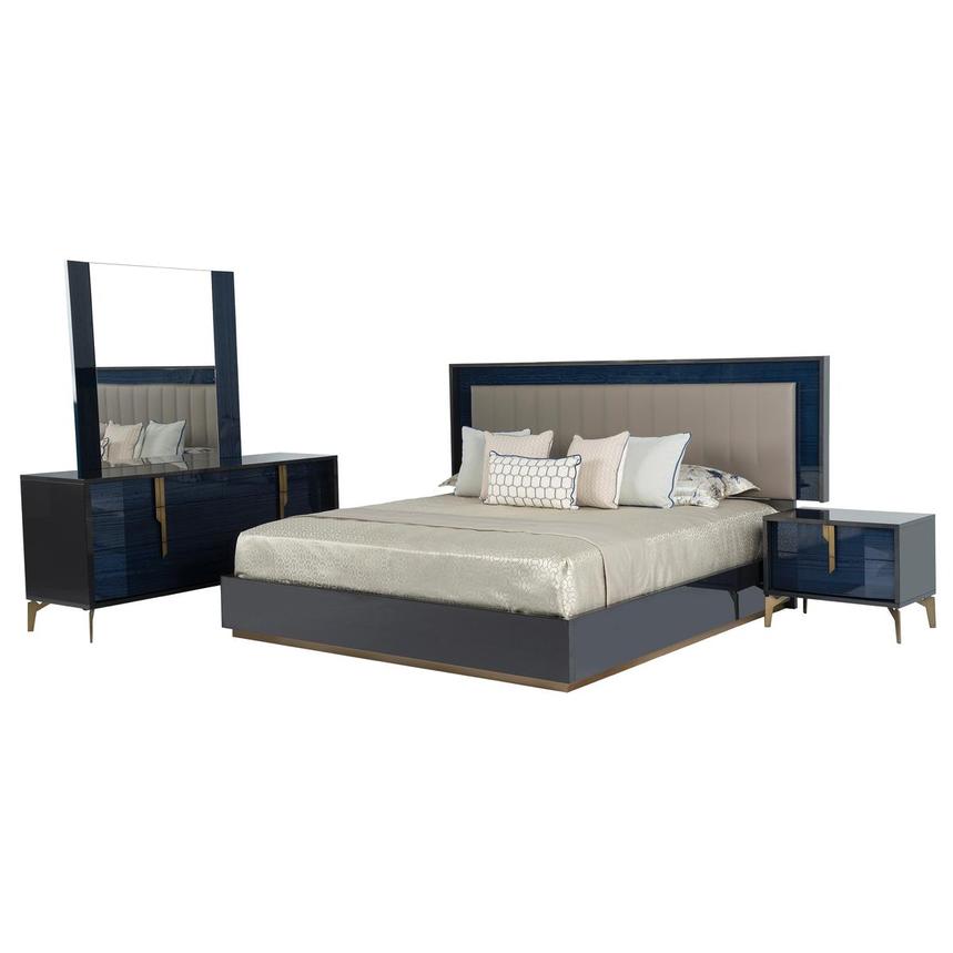 Sapphire 4-Piece King Bedroom Set  main image, 1 of 6 images.