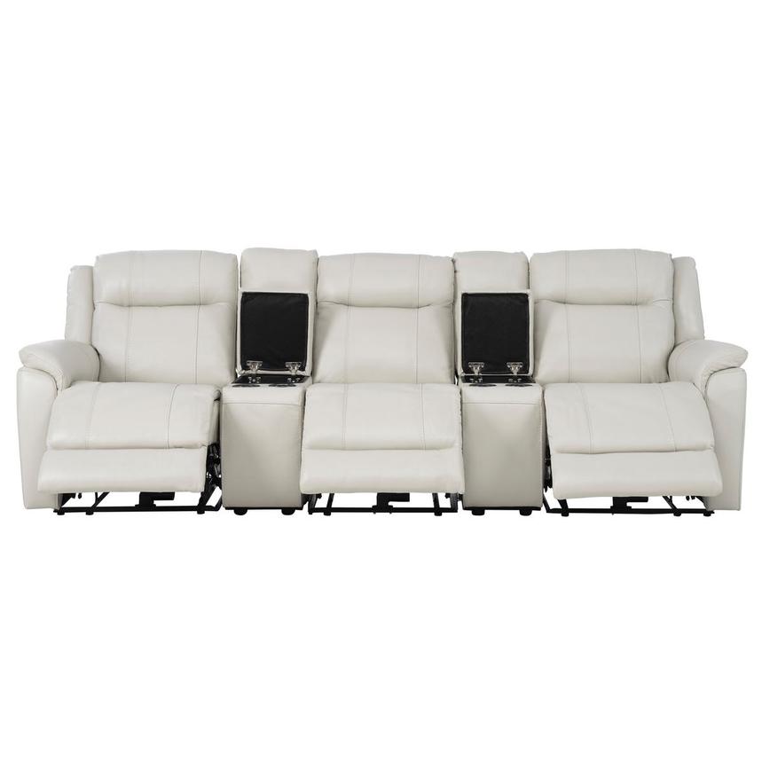 Samuel Home Theater Leather Seating with 5PCS/3PWR  alternate image, 2 of 9 images.