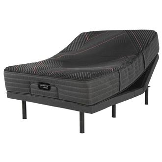 BRB-CX-Class Hybrid-Medium King Mattress w/Advanced Motion II Powered Base Beautyrest by Simmons