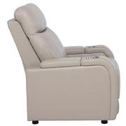 Neptune Gray Leather Power Recliner  alternate image, 5 of 16 images.