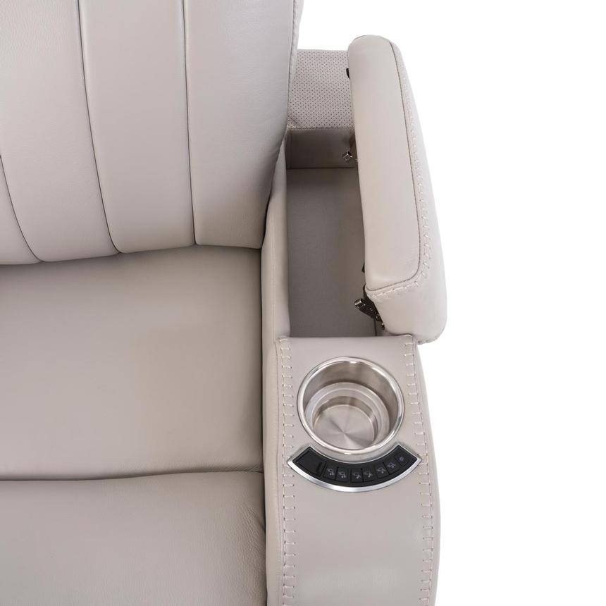 Neptune Gray Leather Power Reclining Sofa alternate image, 12 of 15 images.