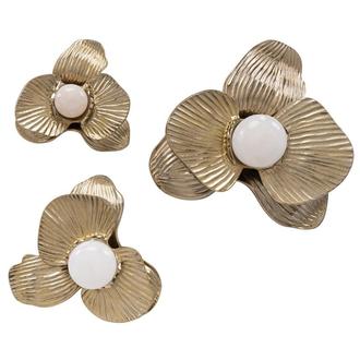 Gilded Blossom Set of 3 Wall Decor