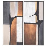 Sunset Blaze Set of 2 Canvas Wall Art  main image, 1 of 3 images.