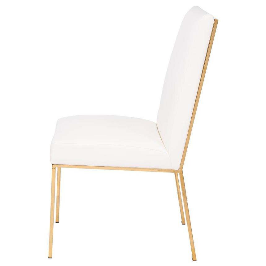 Wellington White/Gold Side Chair  alternate image, 2 of 8 images.