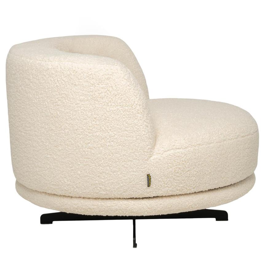 Rhea Cream Swivel Chair  alternate image, 4 of 9 images.