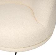 Rhea Cream Swivel Chair  alternate image, 8 of 10 images.