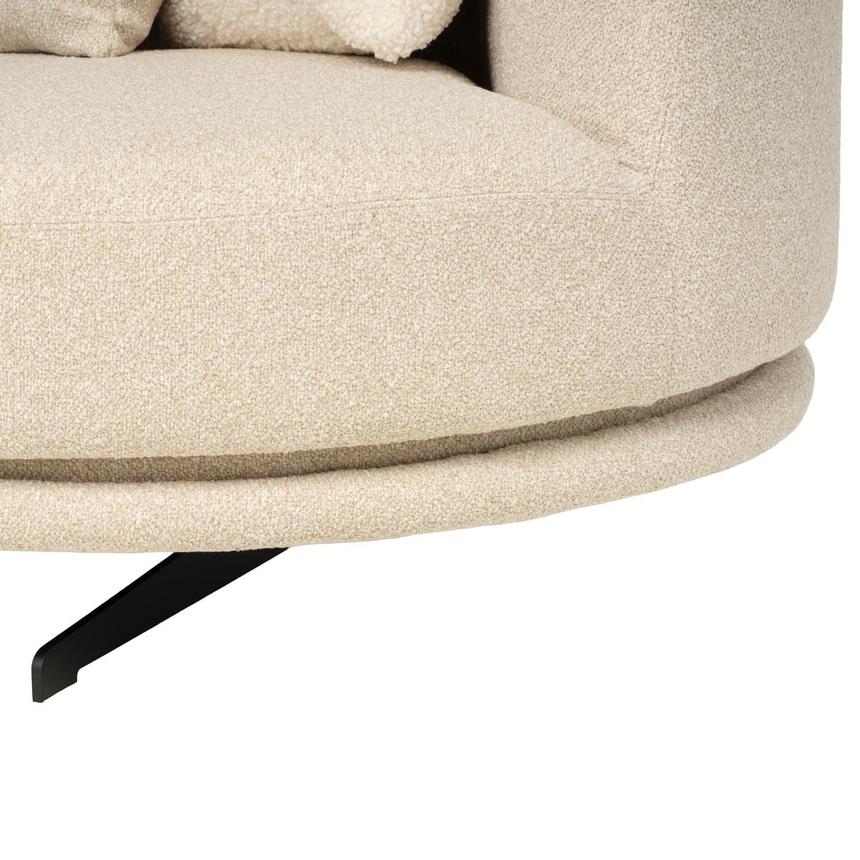 Rhea Cream Swivel Sofa  alternate image, 11 of 12 images.