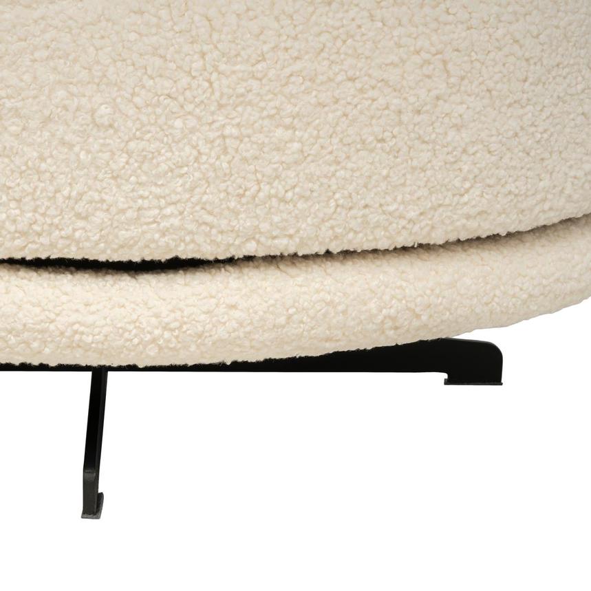 Rhea Cream Swivel Chair  alternate image, 9 of 10 images.