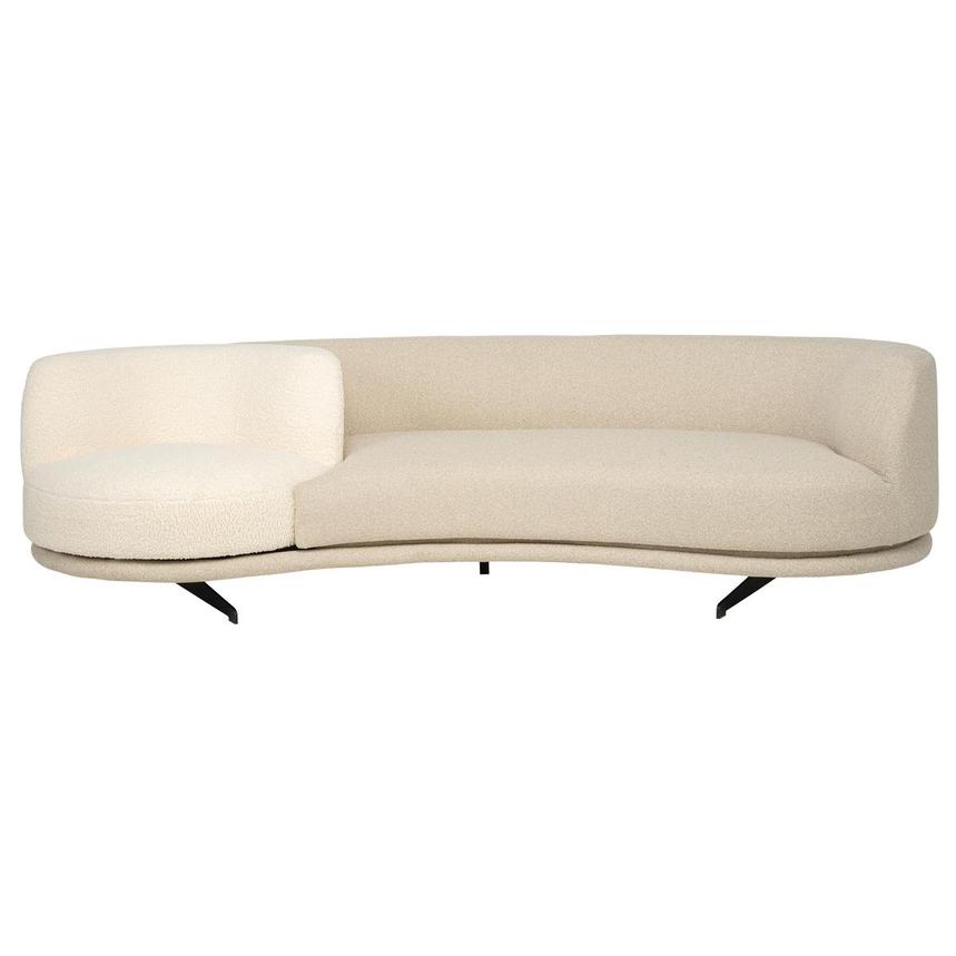 Rhea Cream Swivel Sofa alternate image, 2 of 12 images.