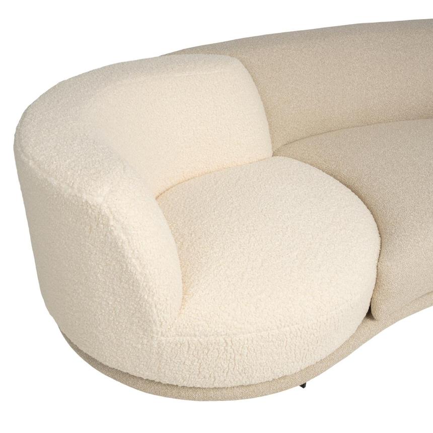 Rhea Cream Swivel Sofa alternate image, 7 of 12 images.