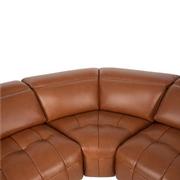 Chai Leather Power Reclining Sectional with 4PCS/2PWR  alternate image, 4 of 8 images.