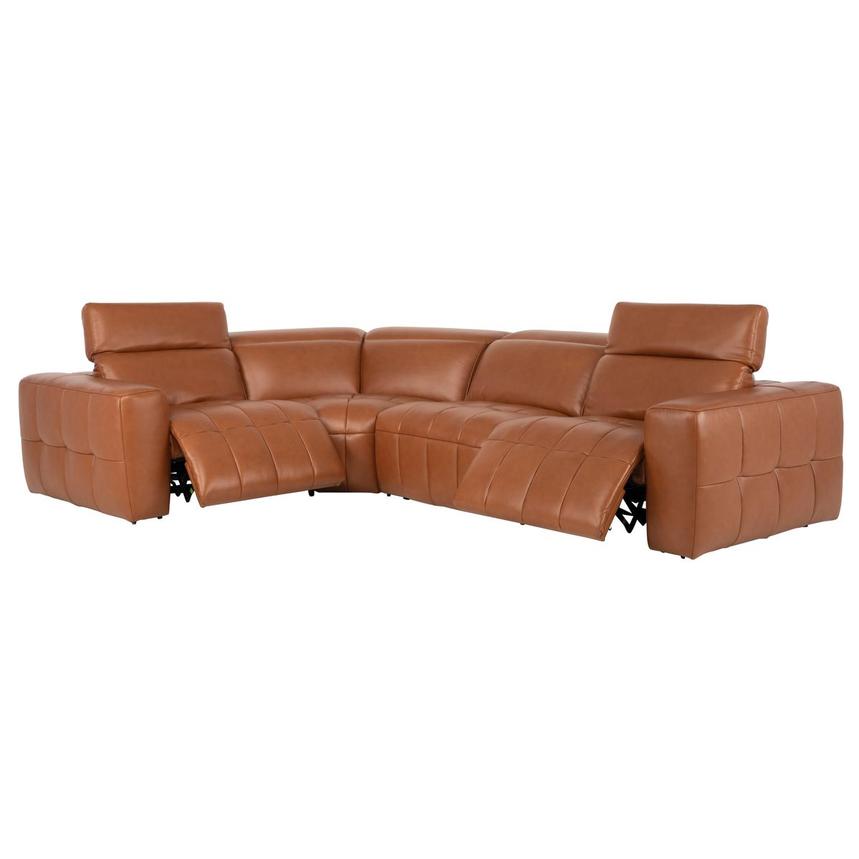 Chai Leather Power Reclining Sectional with 4PCS/2PWR alternate image, 2 of 8 images.