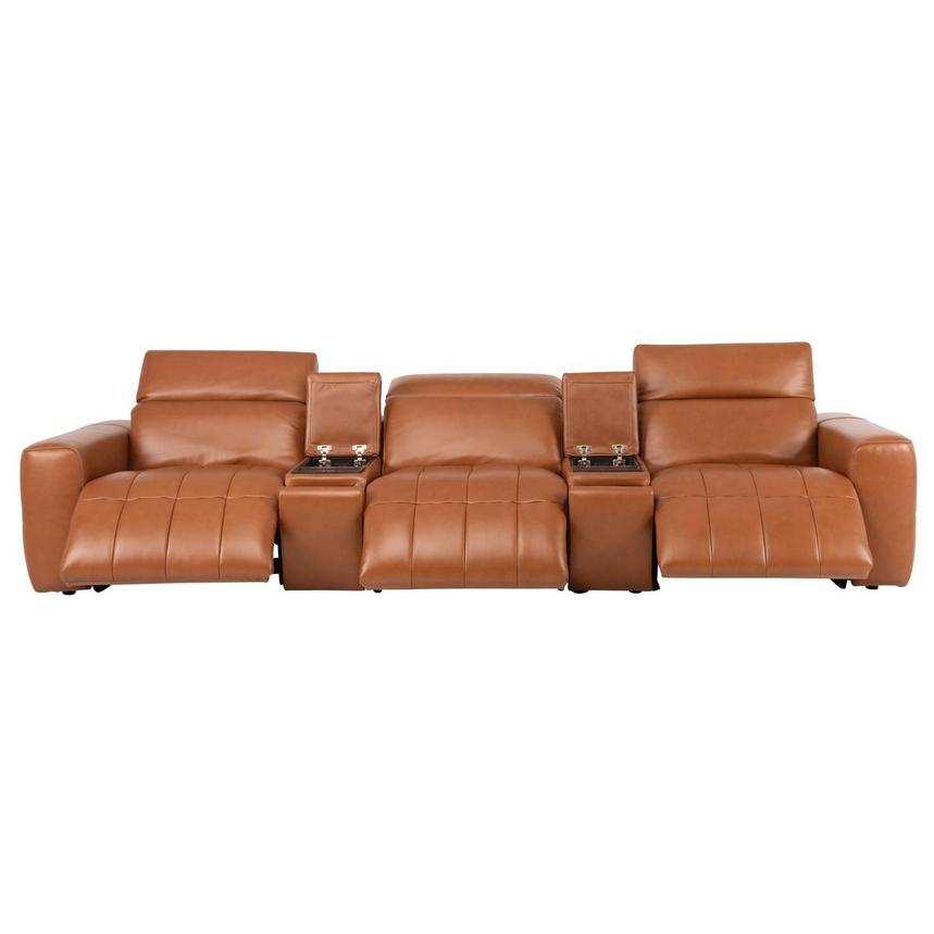 Chai Home Theater Leather Seating with 5PCS/3PWR alternate image, 2 of 10 images.