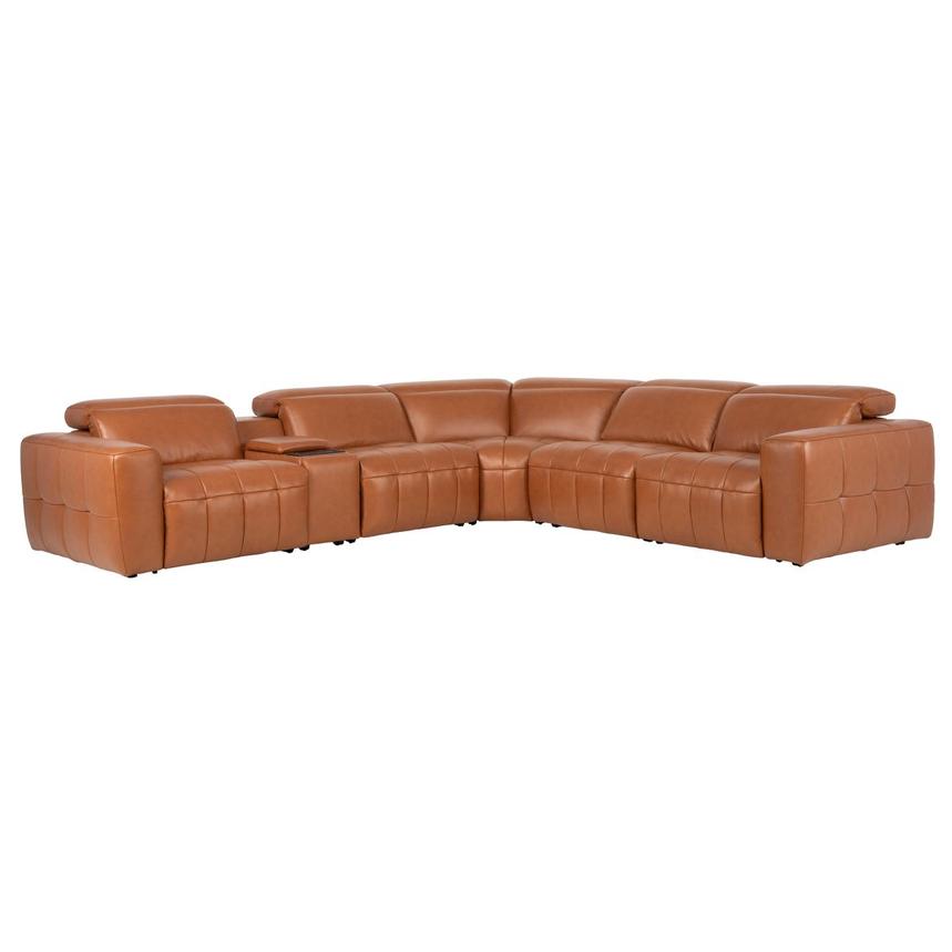 Chai Leather Power Reclining Sectional with 6PCS/2PWR  main image, 1 of 11 images.