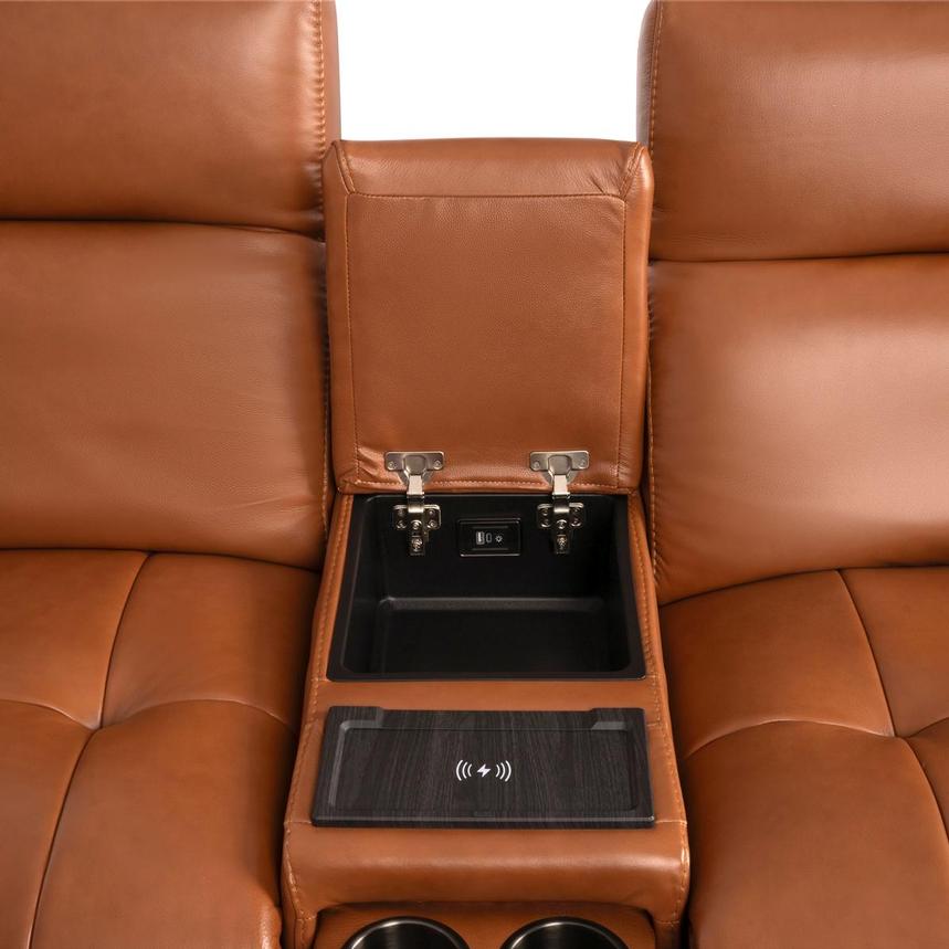Chai Leather Power Reclining Sectional with 6PCS/3PWR alternate image, 5 of 11 images.