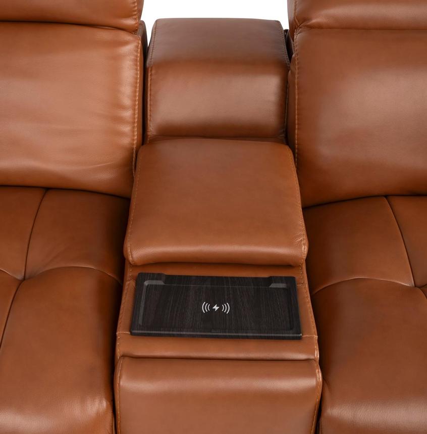 Chai Leather Power Reclining Sectional with 6PCS/3PWR alternate image, 7 of 12 images.