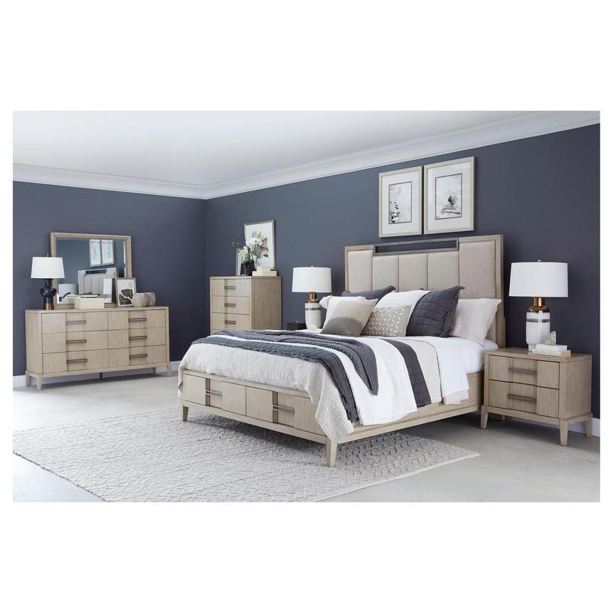 Malaga 4-Piece King Bedroom Set  alternate image, 2 of 6 images.