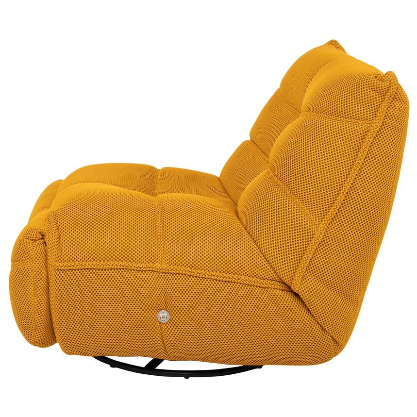 Wyatt Yellow Swivel Glider Recliner  alternate image, 7 of 13 images.