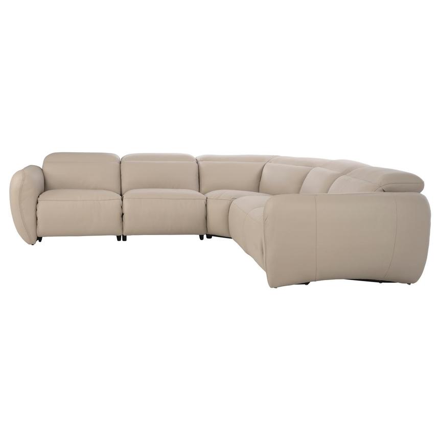Baloo Leather Power Reclining Sectional with 5PCS/3PWR  alternate image, 4 of 9 images.